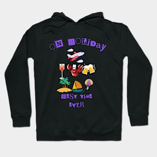 Holiday funny food drink friend  fun Hoodie